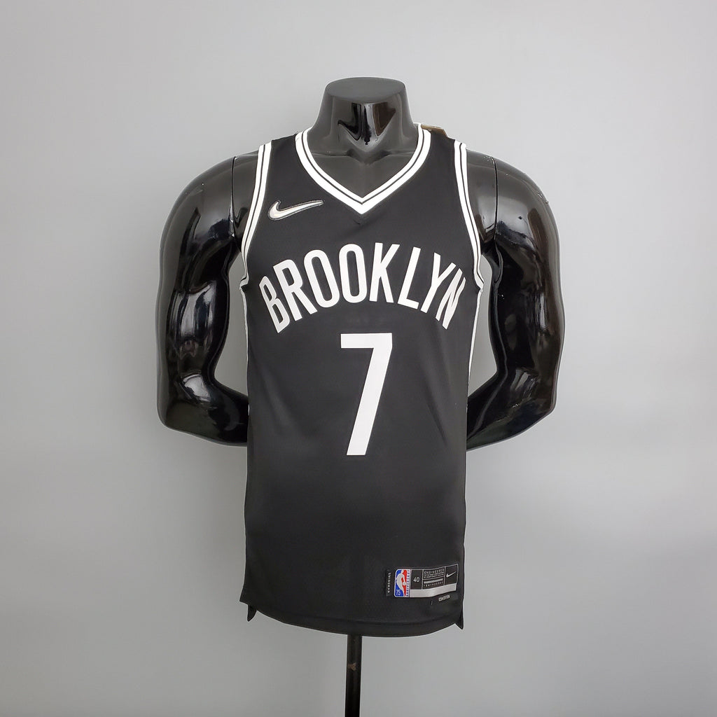Camiseta NBA Brooklyn Nets #7 Durant - 75° Cumpleaños Black