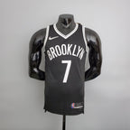 Camiseta NBA Brooklyn Nets #7 Durant - 75° Cumpleaños Black