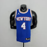 Camiseta NBA NY Knicks #4 Rose - 75° Cumpleaños Limited Blue
