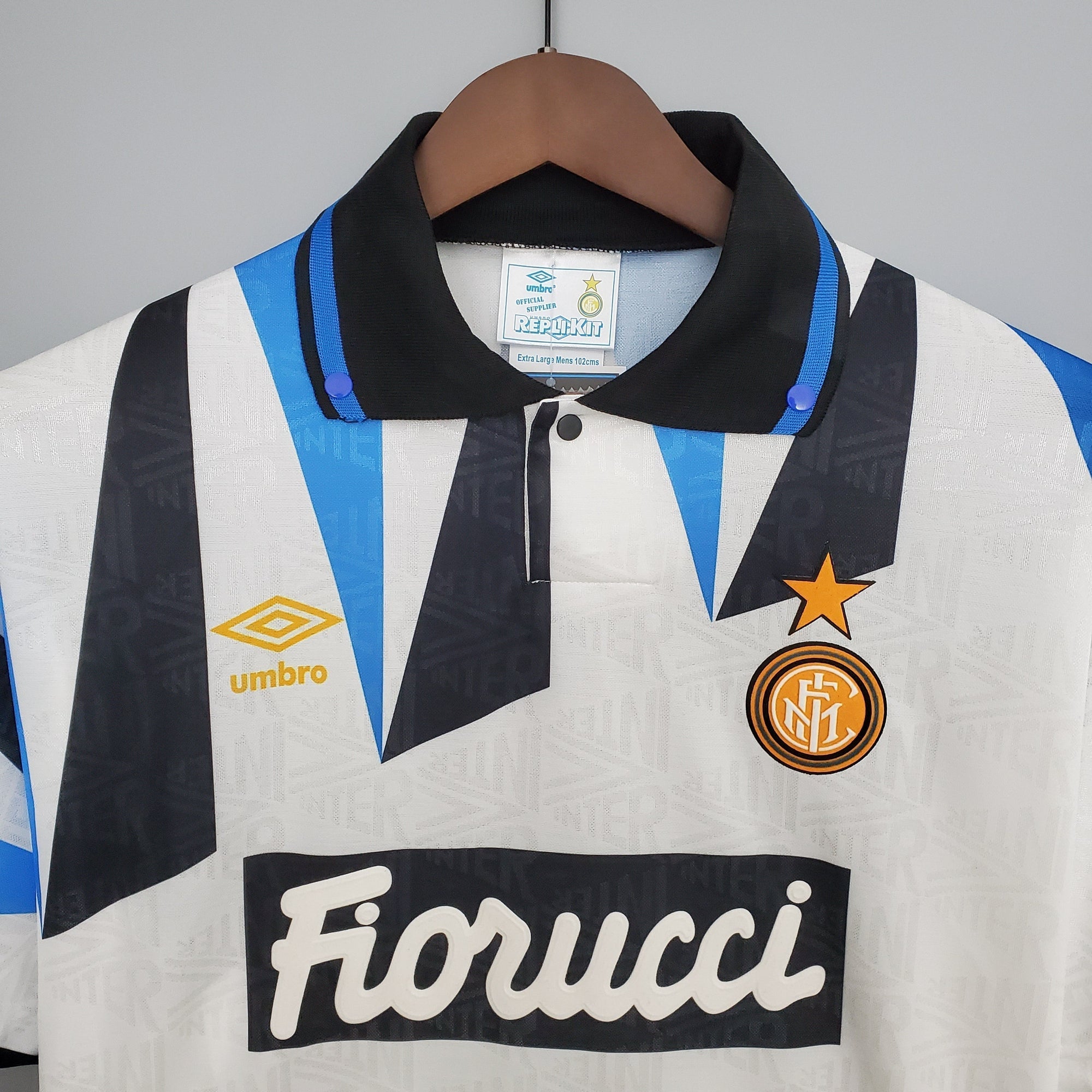 Camiseta Inter de Milão 92/93 Fora - (Retro)
