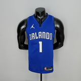 Camiseta NBA Orlando Magic #1 McGrady - 75° Cumpleaños Blue