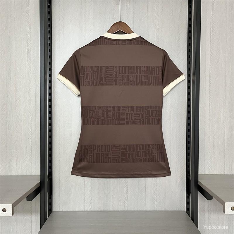 Camiseta Flamengo 2024 Anti-Racismo - (Feminina)