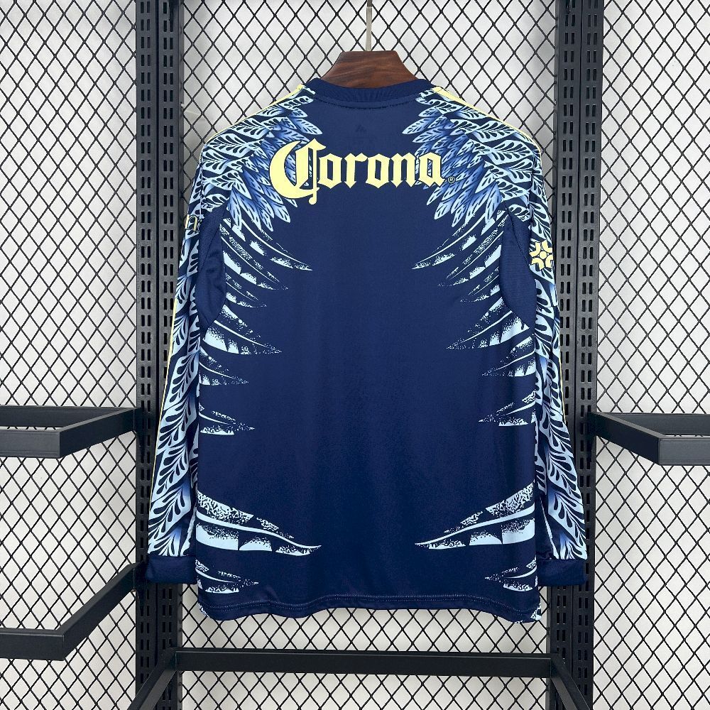 Camiseta América do México 25/26 Fora - (Aficionado) Manga Larga