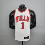 Camiseta NBA Chicago Bulls #1 Rose - 75° Cumpleaños White