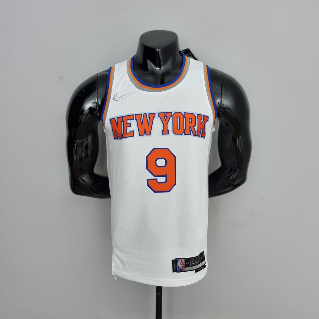 Camiseta NBA NY Knicks #9 Barret - 75° Cumpleaños White