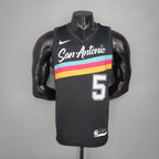 Camiseta NBA San Antonio Spurs #5 Murray - City Edition Black