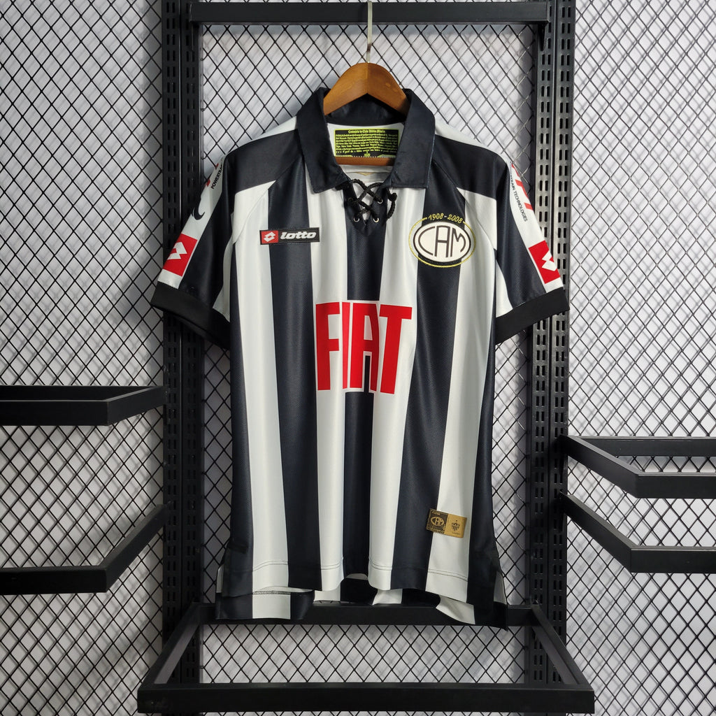 Camiseta Atlético Mineiro Titular 2008 - Versión (Retro)