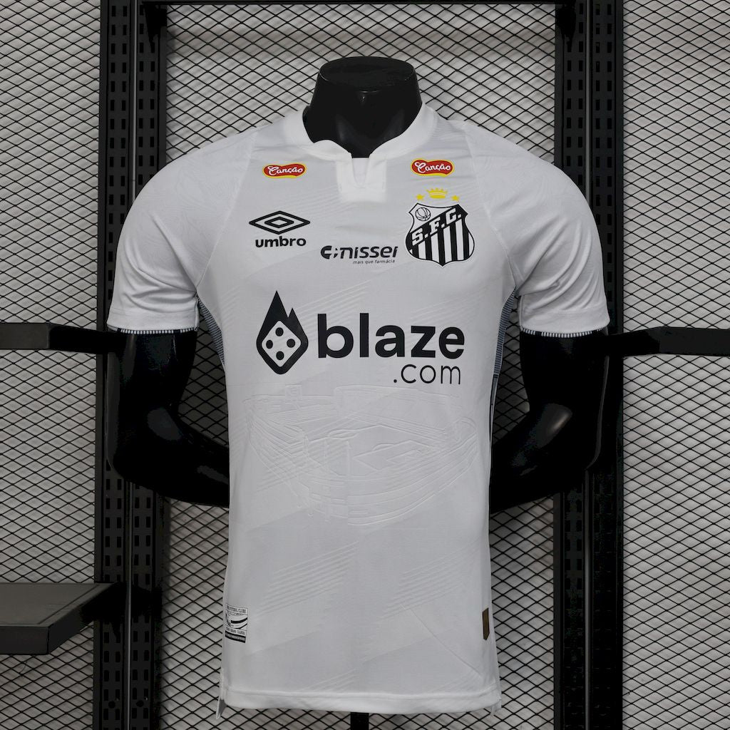 Camiseta Santos 2024 Casa (Todos os Patrocinios) - (Jugador)