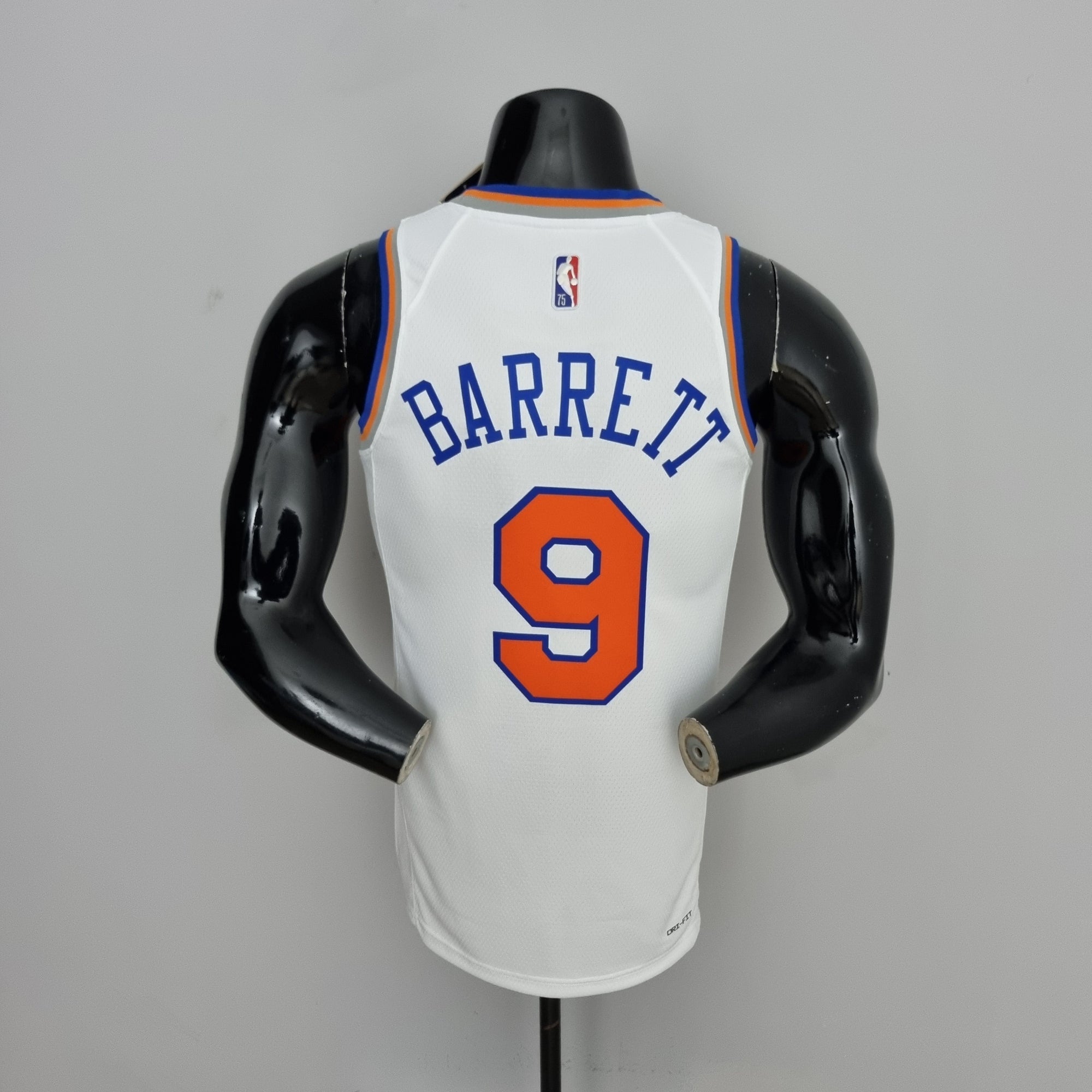 Camiseta NBA NY Knicks #9 Barret - 75° Cumpleaños White