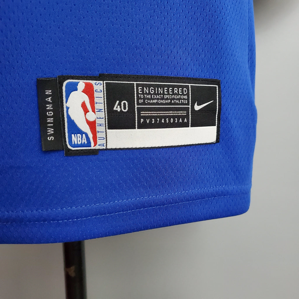 Camiseta NBA Golden State Warriors #30 Curry - Train Blue