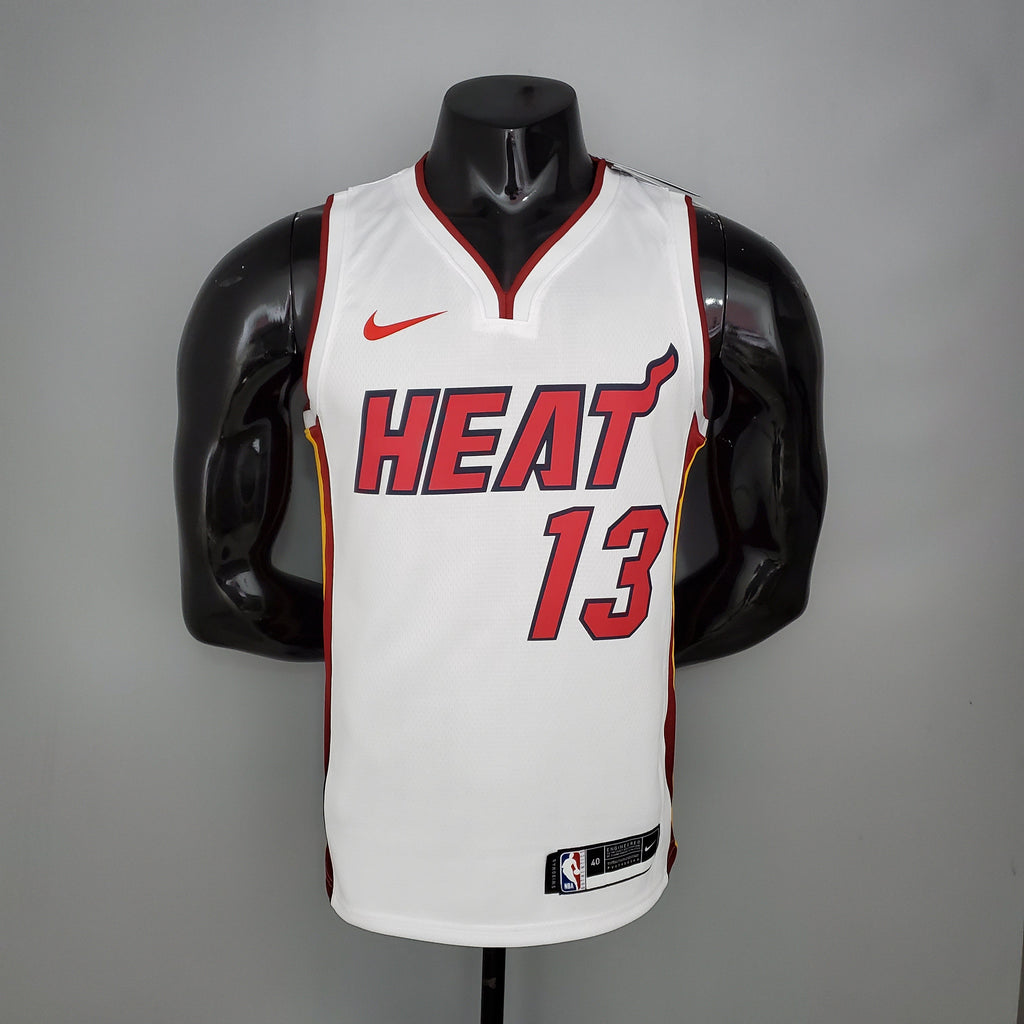 Camiseta NBA Miami Heat #13 Adebayo - 75° Cumpleaños White