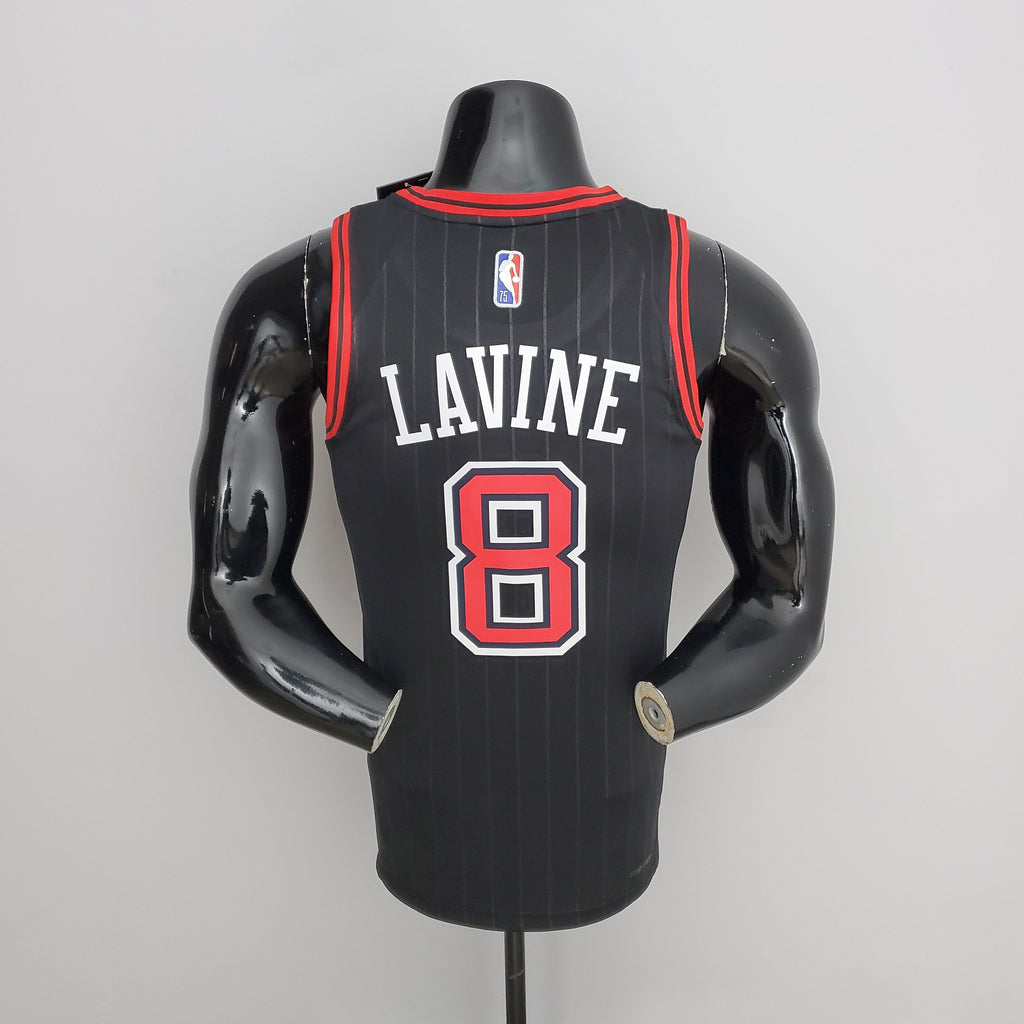 Camiseta NBA Chicago Bulls #8 Lavine - Flyers Black
