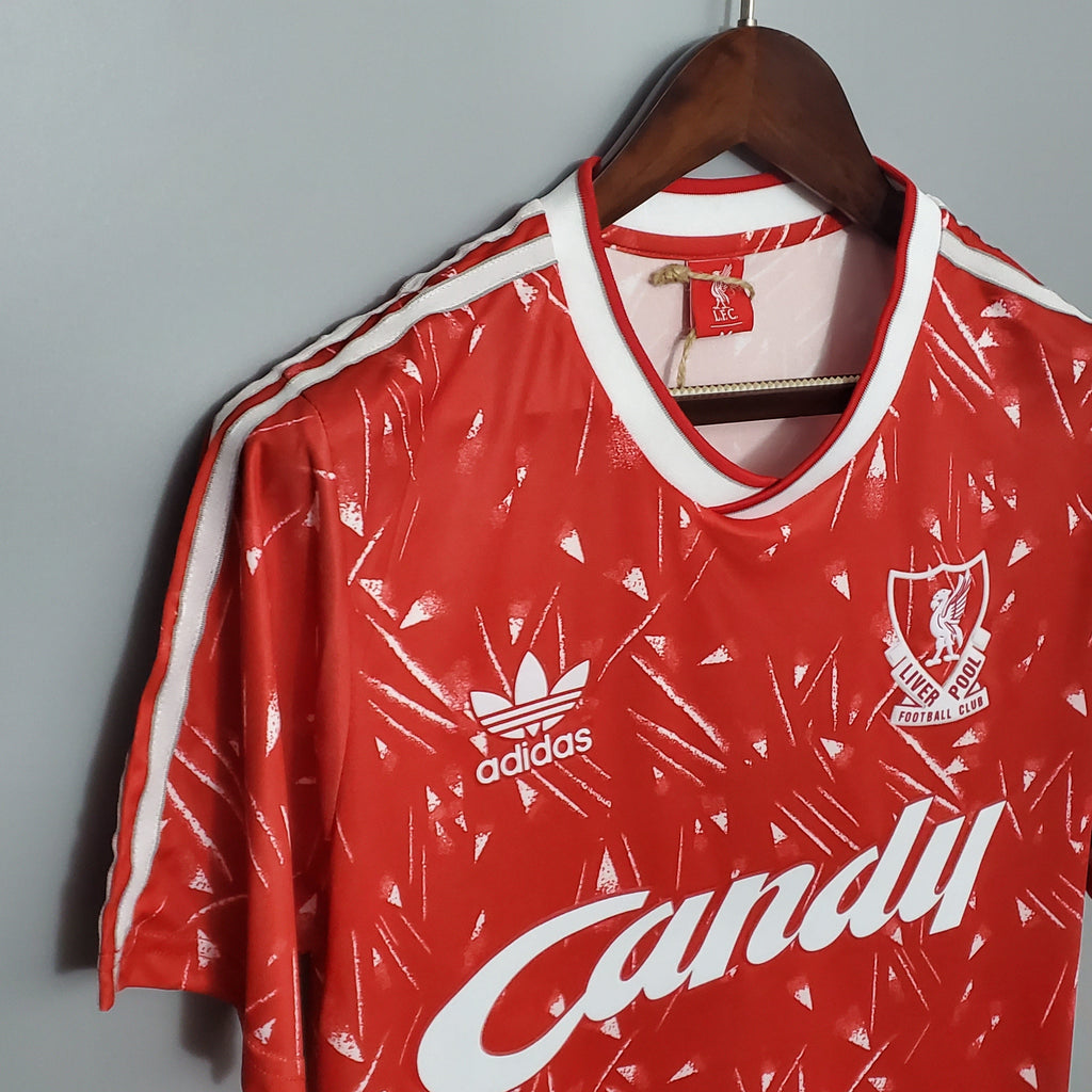 Camiseta Liverpool 89/90/91 Casa - (Retro)