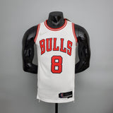 Camiseta NBA Chicago Bulls #8 LaVine - 75° Cumpleaños White