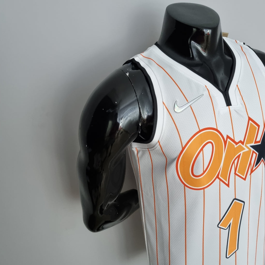 Camiseta NBA Orlando Magic #1 McGrady - 75° Cumpleaños White