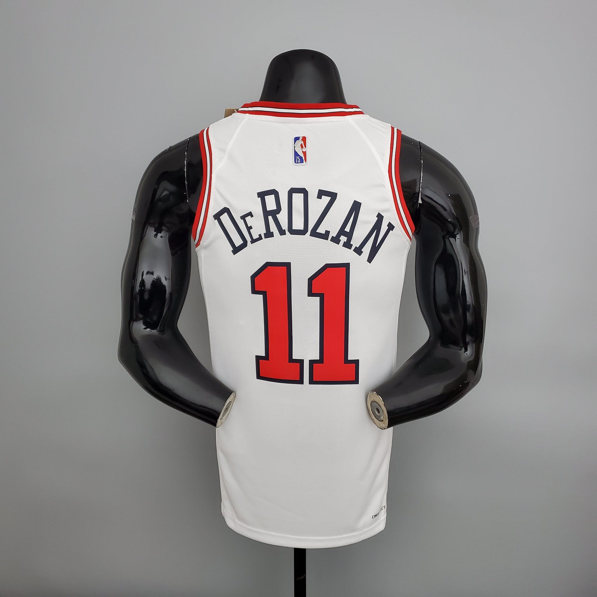 Camiseta NBA Chicago Bulls #11 DeRozan - 75° Cumpleaños White