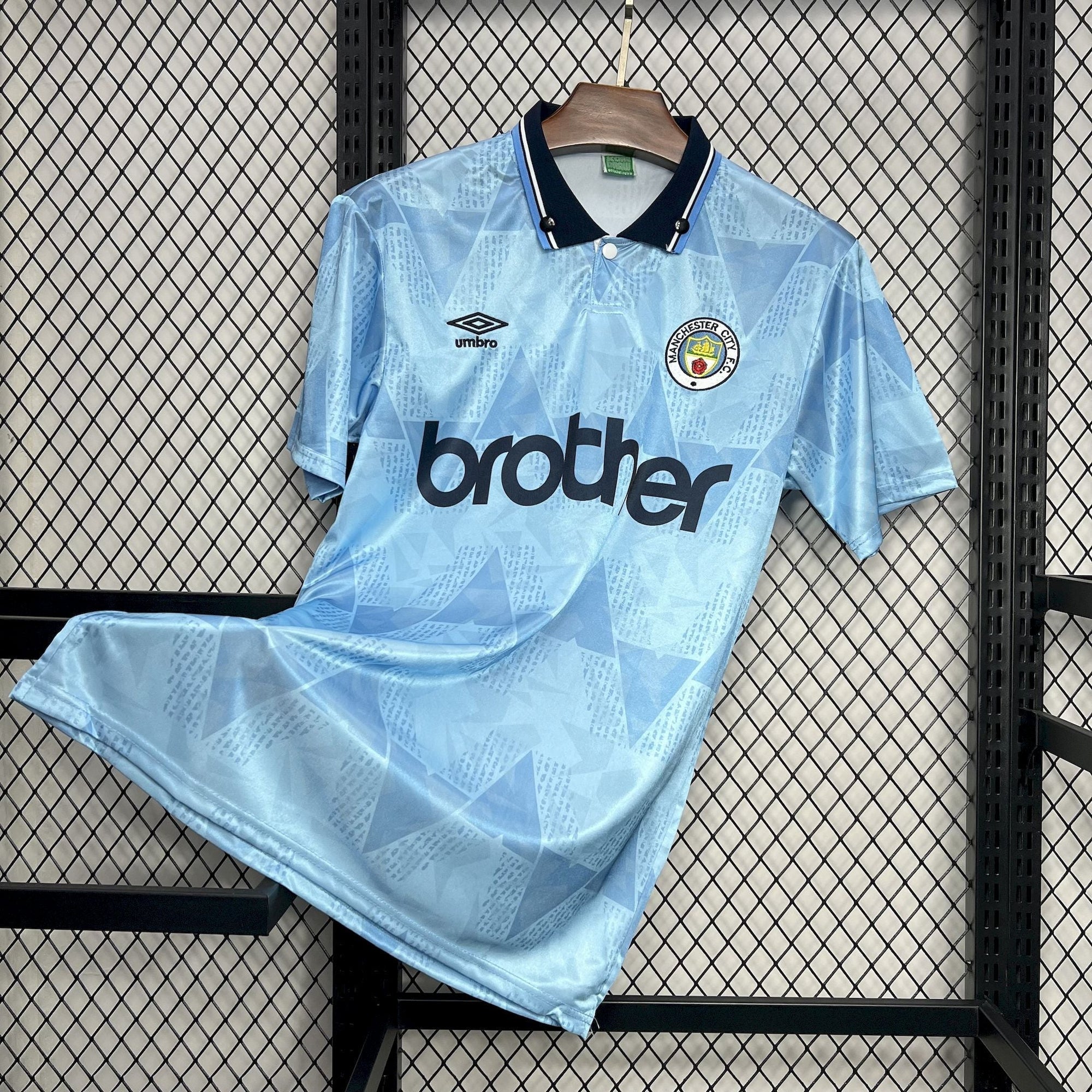 Camiseta Manchester City 89/90/91 Casa - (Retro)