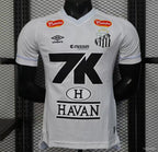 Camiseta Santos 2025 Casa (Todos os Patrocinios) - (Jugador)