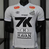 Camiseta Santos 2025 Casa (Todos os Patrocinios) - (Jugador)
