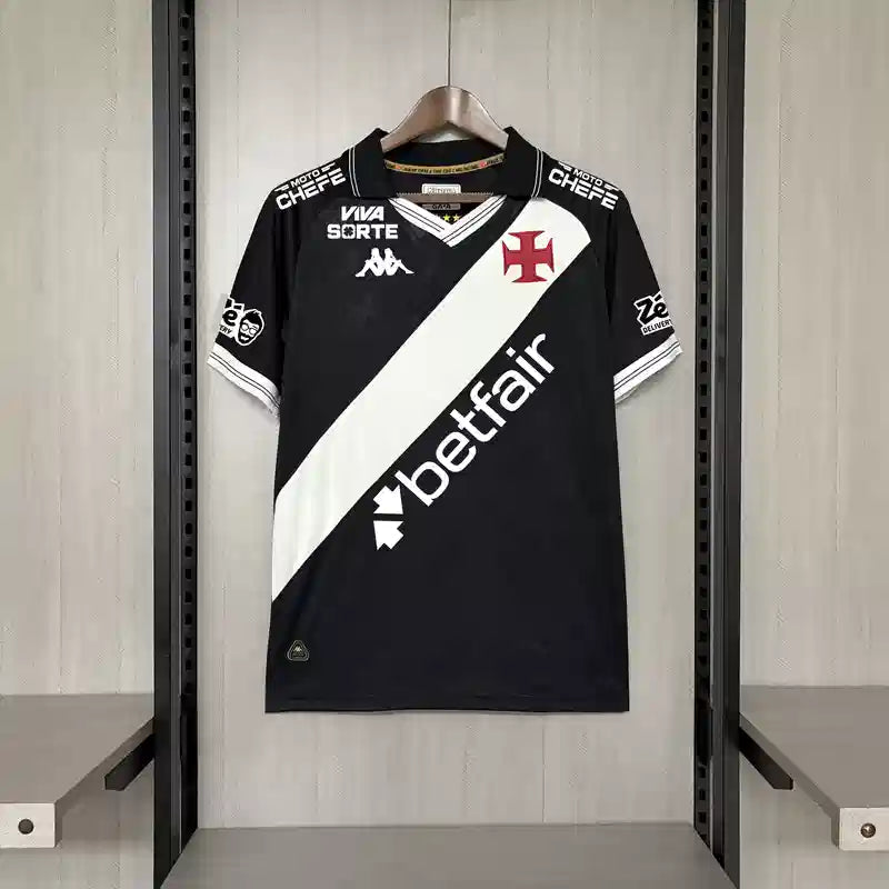 Camiseta Vasco da Gama 2025 Casa (Todos os Patrocinios) - (Aficionado)
