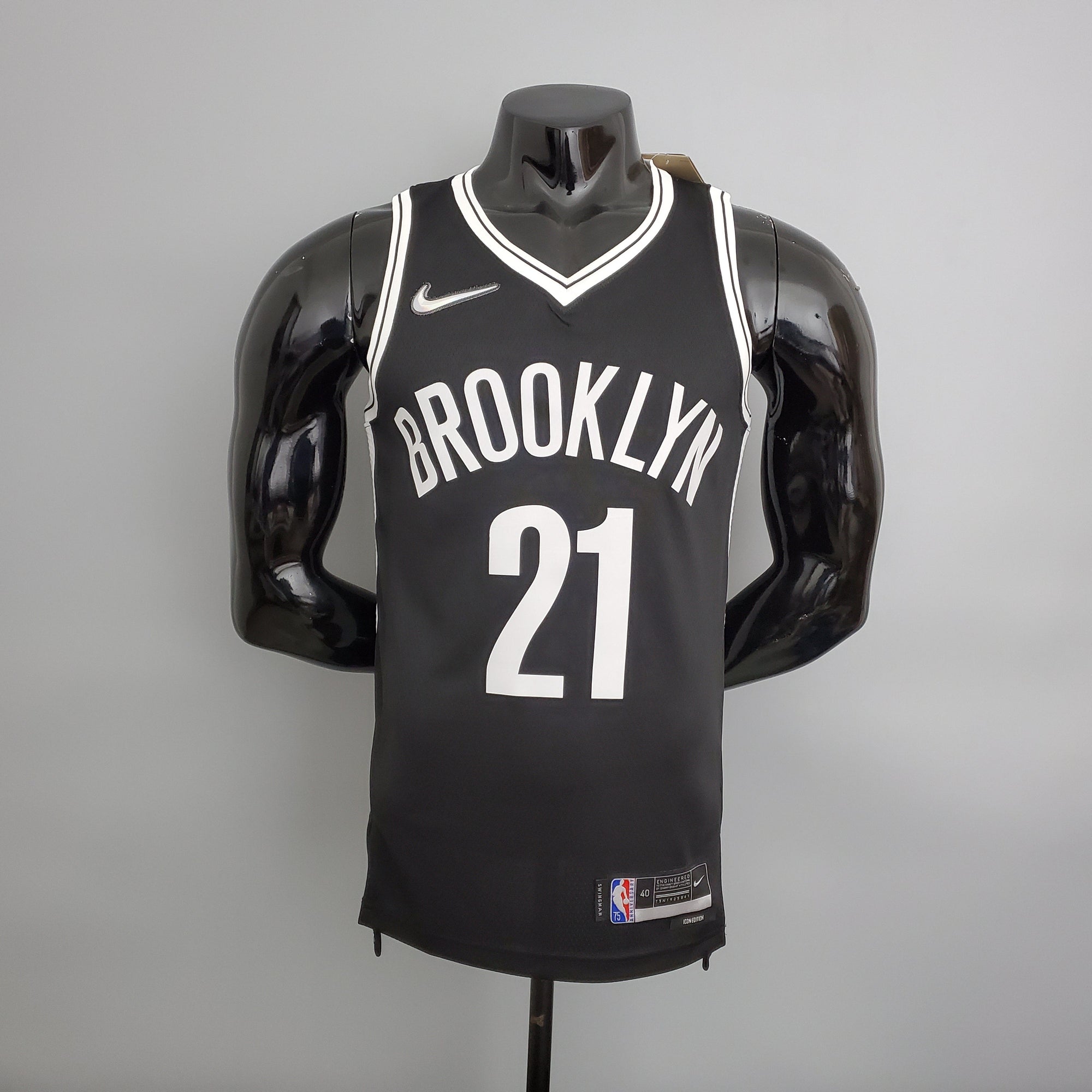 Camiseta NBA Brooklyn Nets #21 Aldridge - 75° Cumpleaños Black