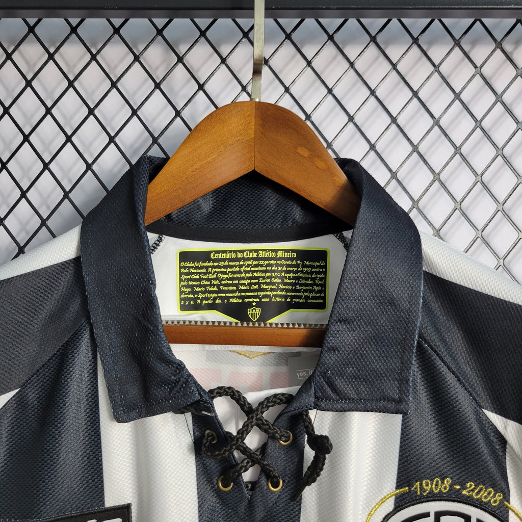 Camiseta Atlético Mineiro Titular 2008 - Versión (Retro)