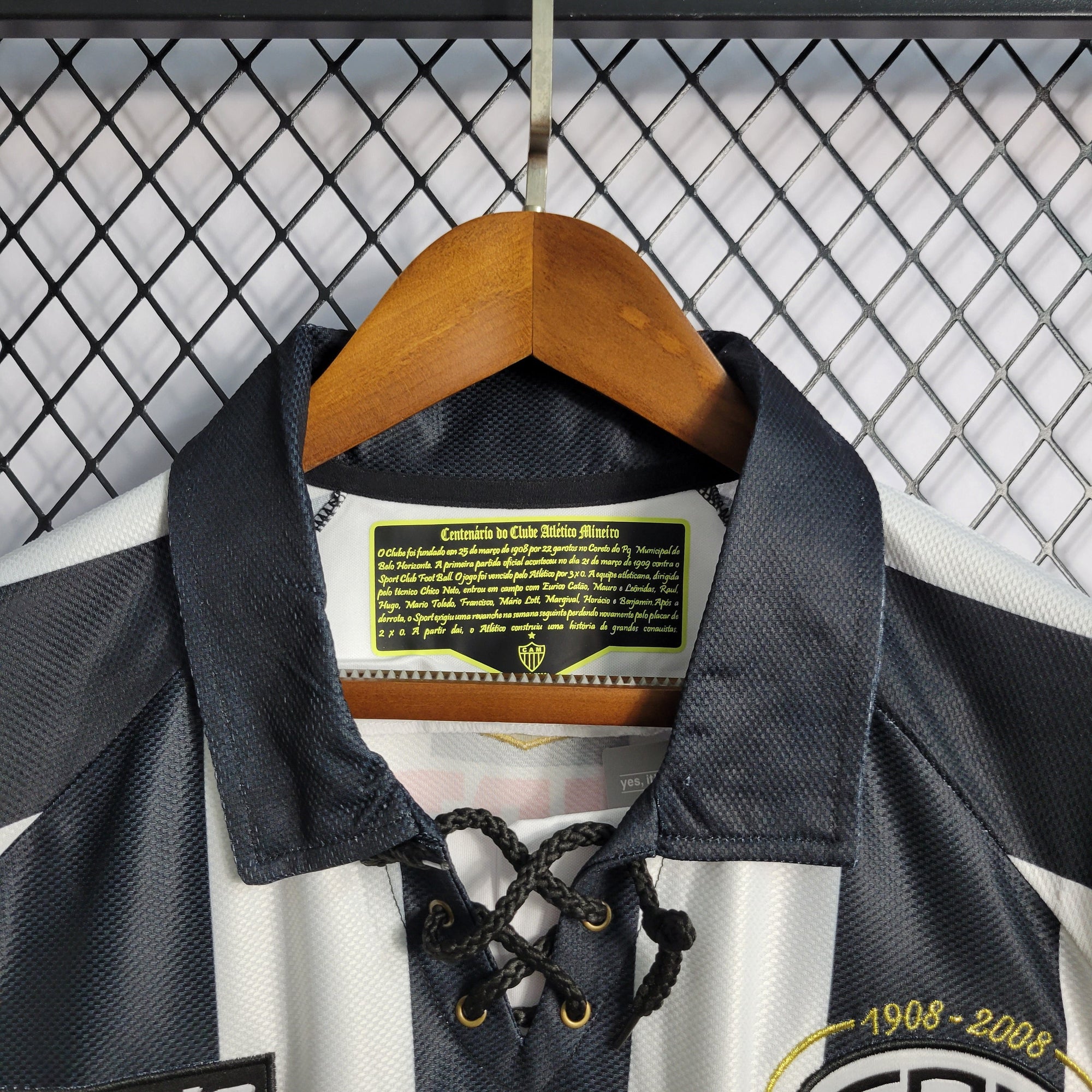 Camiseta Atlético Mineiro Titular 2008 - Versión (Retro)