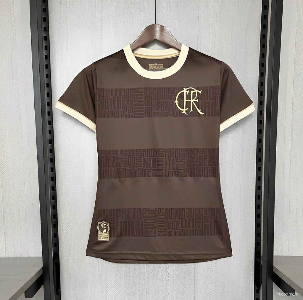 Camiseta Flamengo 2024 Anti-Racismo - (Feminina)