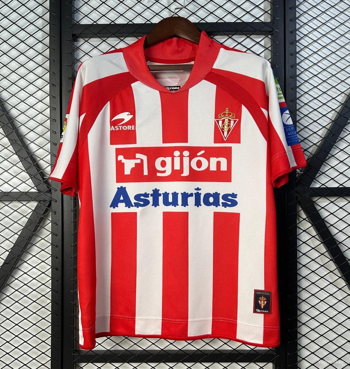 Camiseta Sporting Gijón 07/08/09 Casa - (Retro)