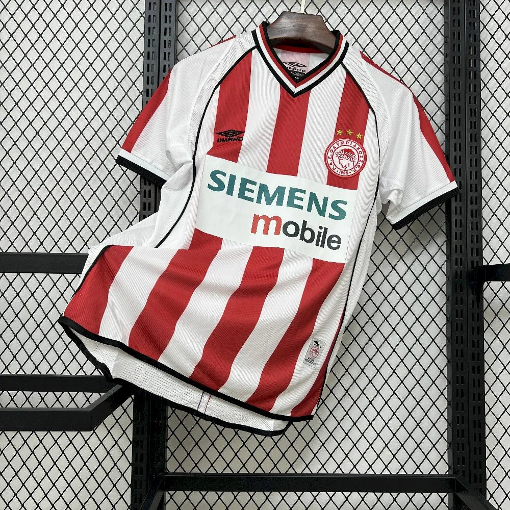 Camiseta Olympiacos 01/02 Casa - (Retro)