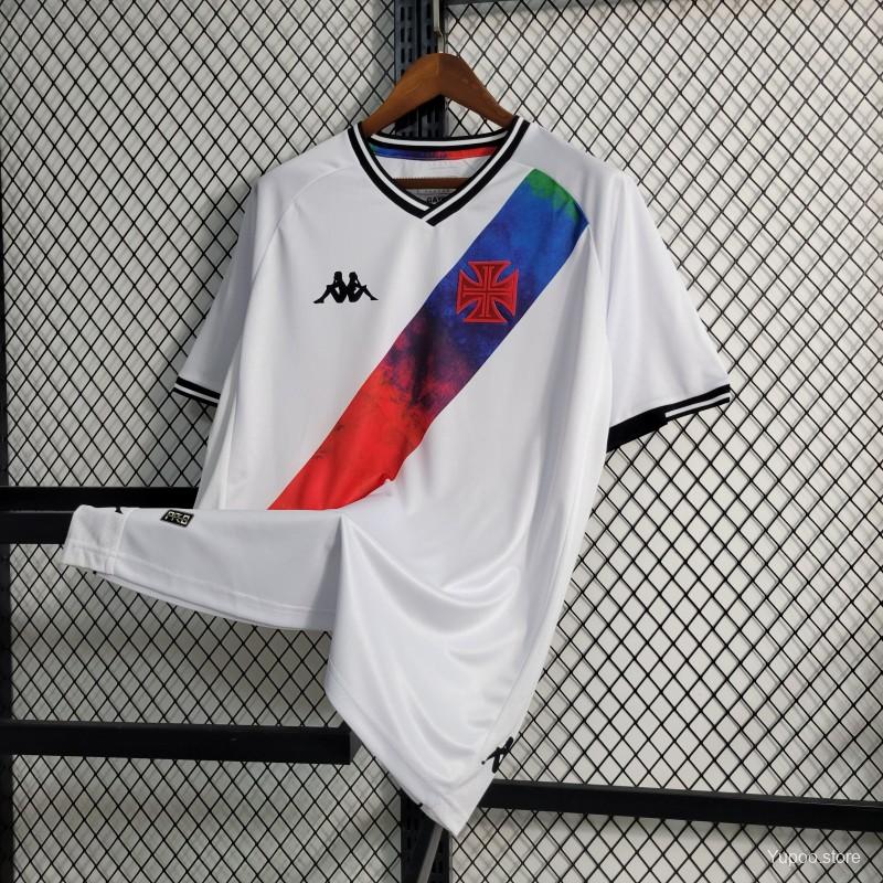 Camiseta Vasco da Gama 2021 Pride Fora - (Retro)