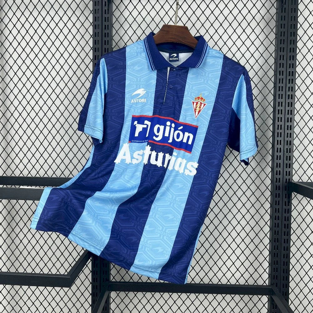 Camiseta Sporting Gijón 02/03 Terceiro - (Retro)