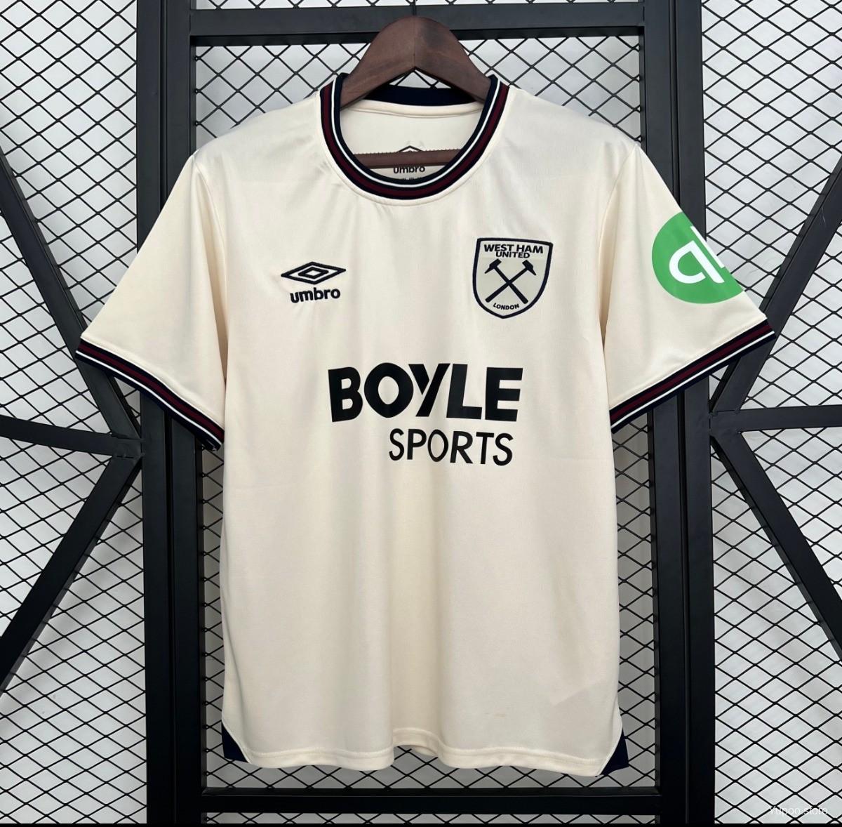 Camiseta West Ham 25/26 Fora - (Aficionado)