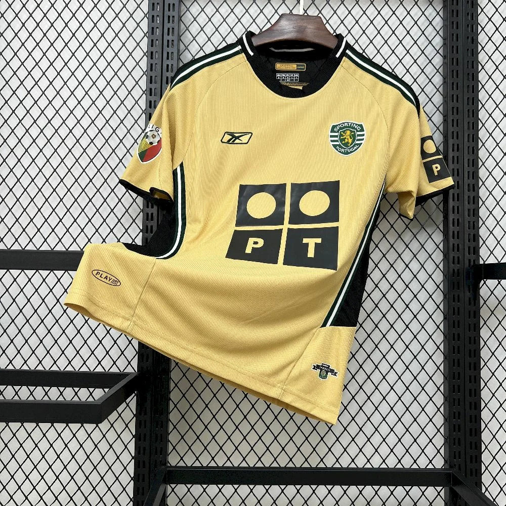 Camiseta Sporting 03/04 Fora - (Retro)