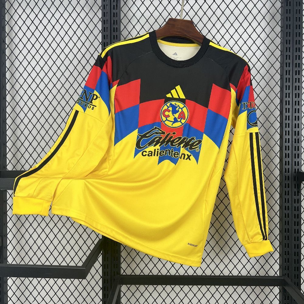 Camiseta América do México 25/26 Casa - (Aficionado) Manga Larga