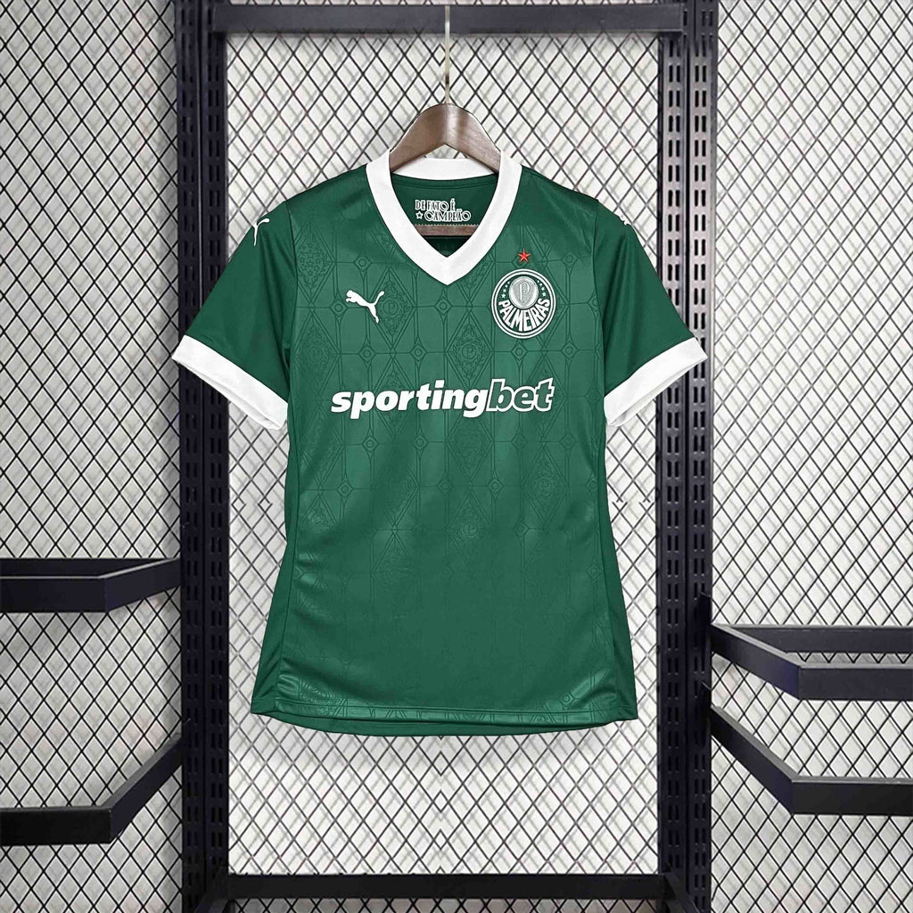 Camiseta Palmeiras 2025 Casa - (Feminina)