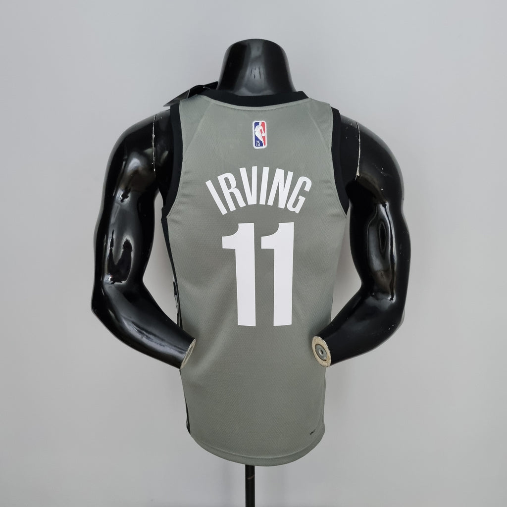 Camiseta NBA Brooklyn Nets #11 Irving - 75° Cumpleaños