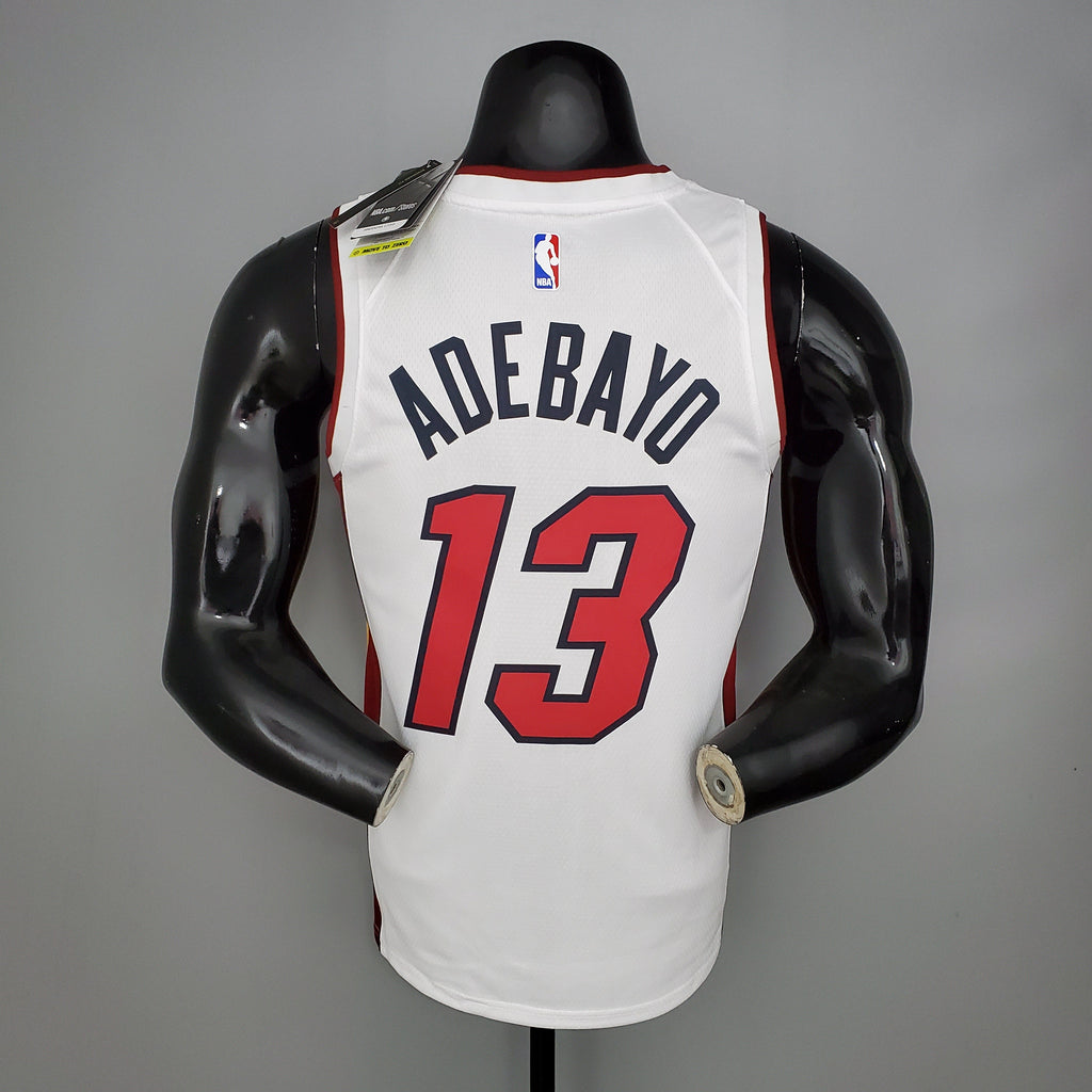 Camiseta NBA Miami Heat #13 Adebayo - 75° Cumpleaños White