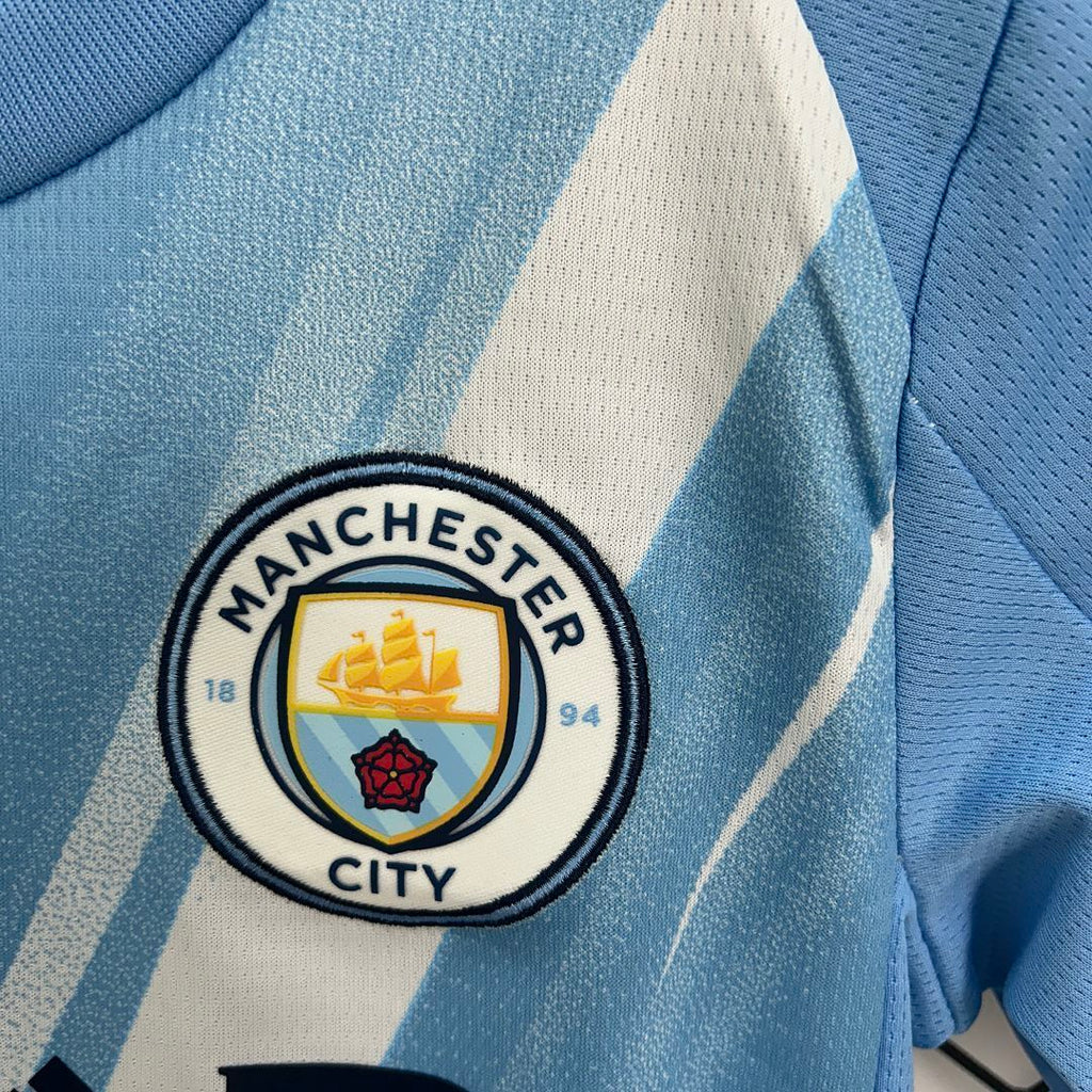 Kit Infantil Manchester City 25/26 Casa