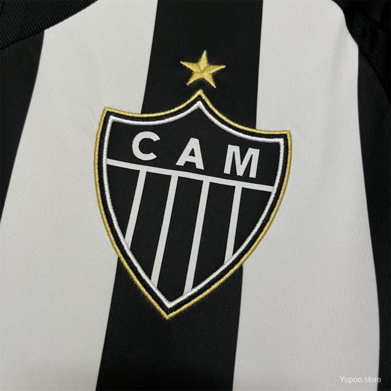 Camiseta Atlético-MG 2025 Casa (Com Patrocinio) - (Feminina)