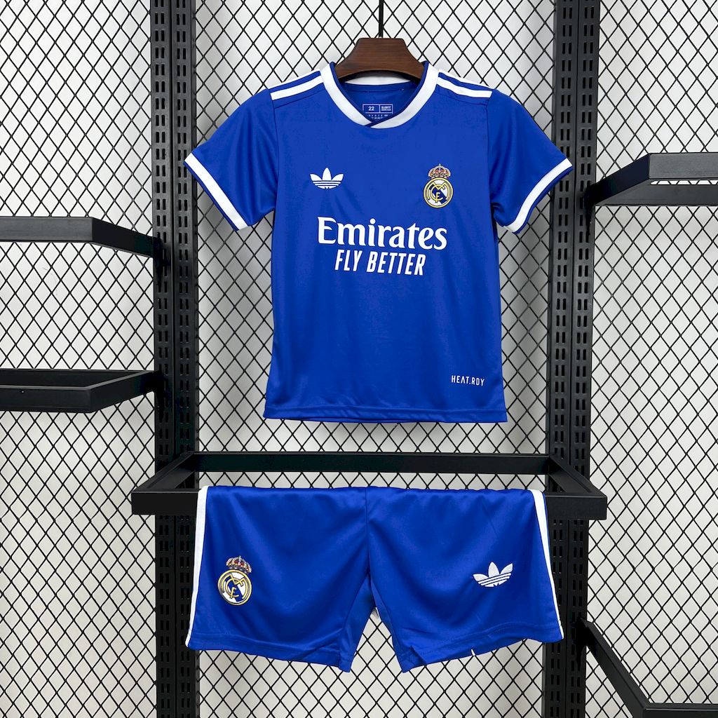 Kit Infantil Real Madrid 25/26 Terceiro