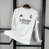 Camiseta Real Madrid 25/26 Casa - (Aficionado) Manga Larga