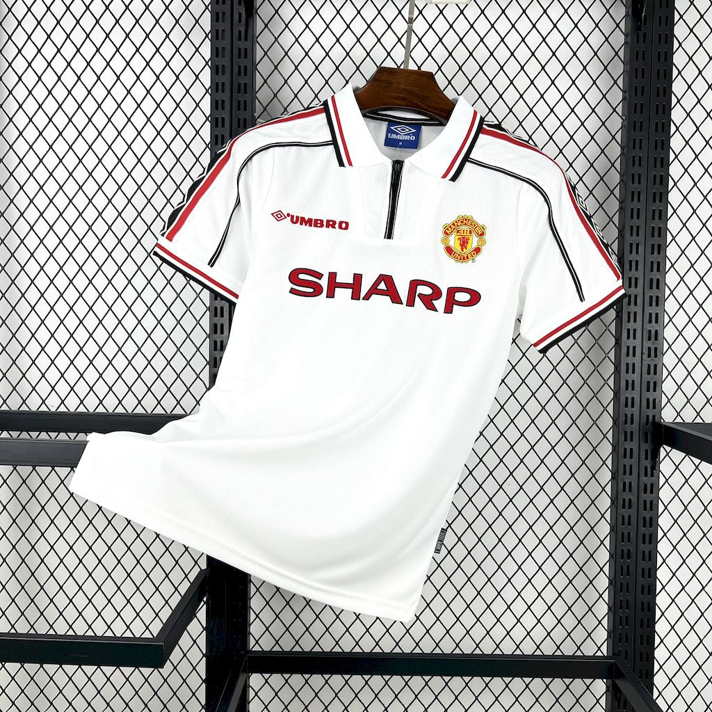 Camiseta Manchester united Branca 98/99 - Versión (Retro)