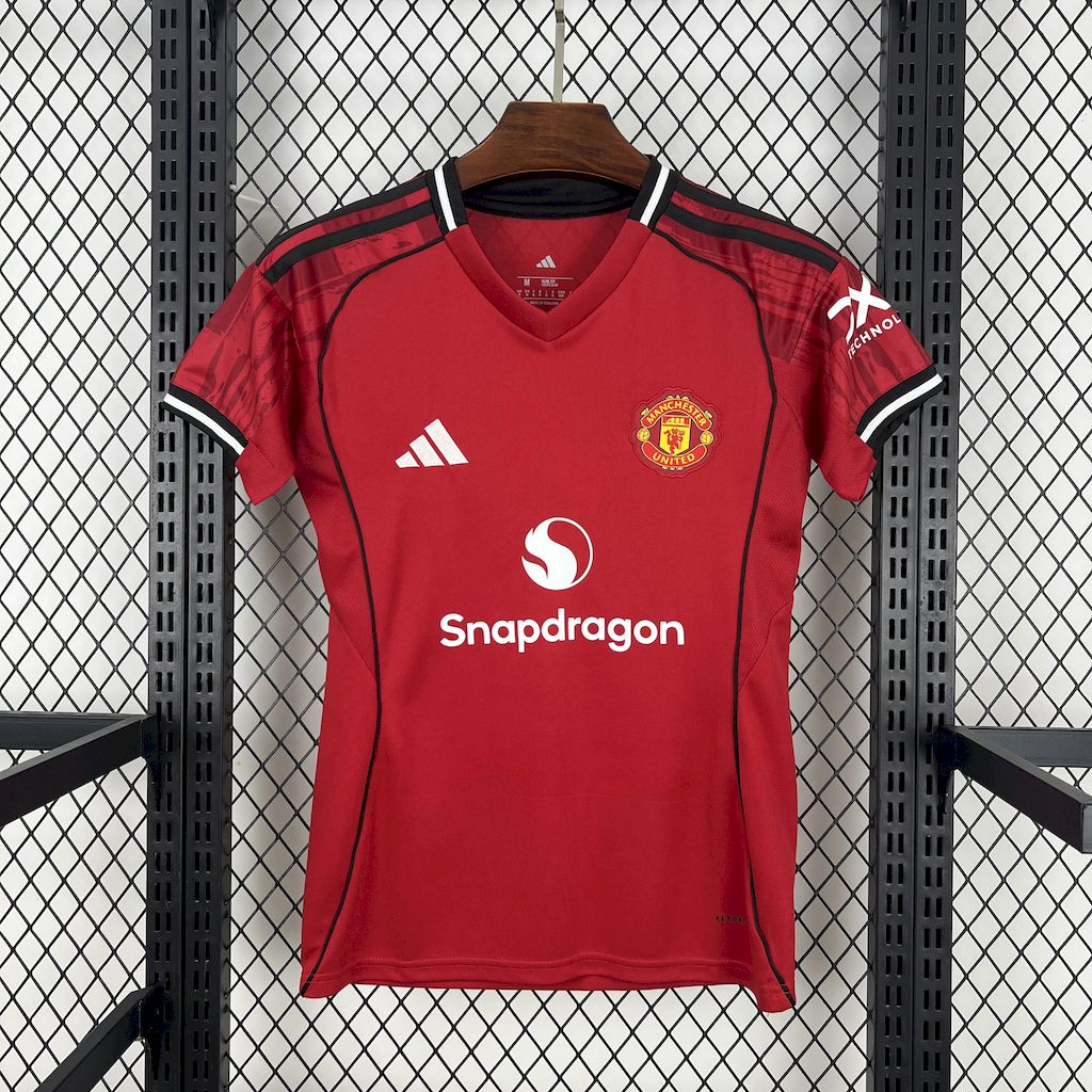 Camiseta Manchester United 25/26 Casa - (Feminina)