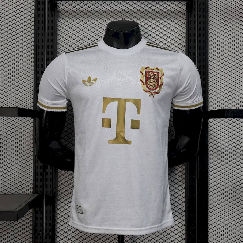 Camiseta Bayern de Munique 24/25 Cumpleaños 125 Años White - (Jugador)