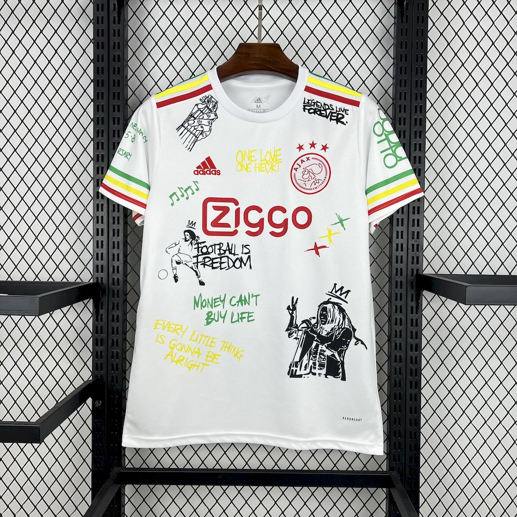Camiseta Ajax 25/26 Edición Especial (Bob Marley) - (Aficionado)