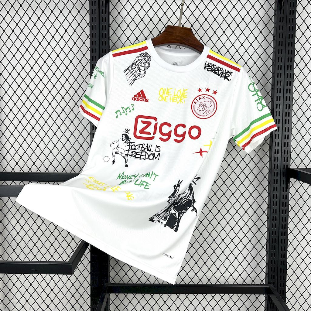 Camiseta Ajax 25/26 Edición Especial (Bob Marley) - (Aficionado)