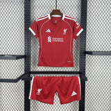 Kit Infantil Liverpool 25/26 Casa