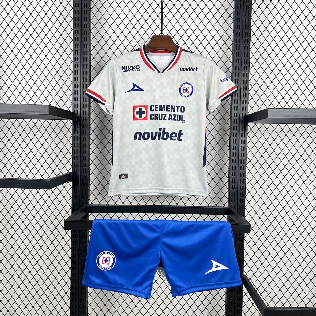 Kit Infantil Cruz Azul 25/26 Fora