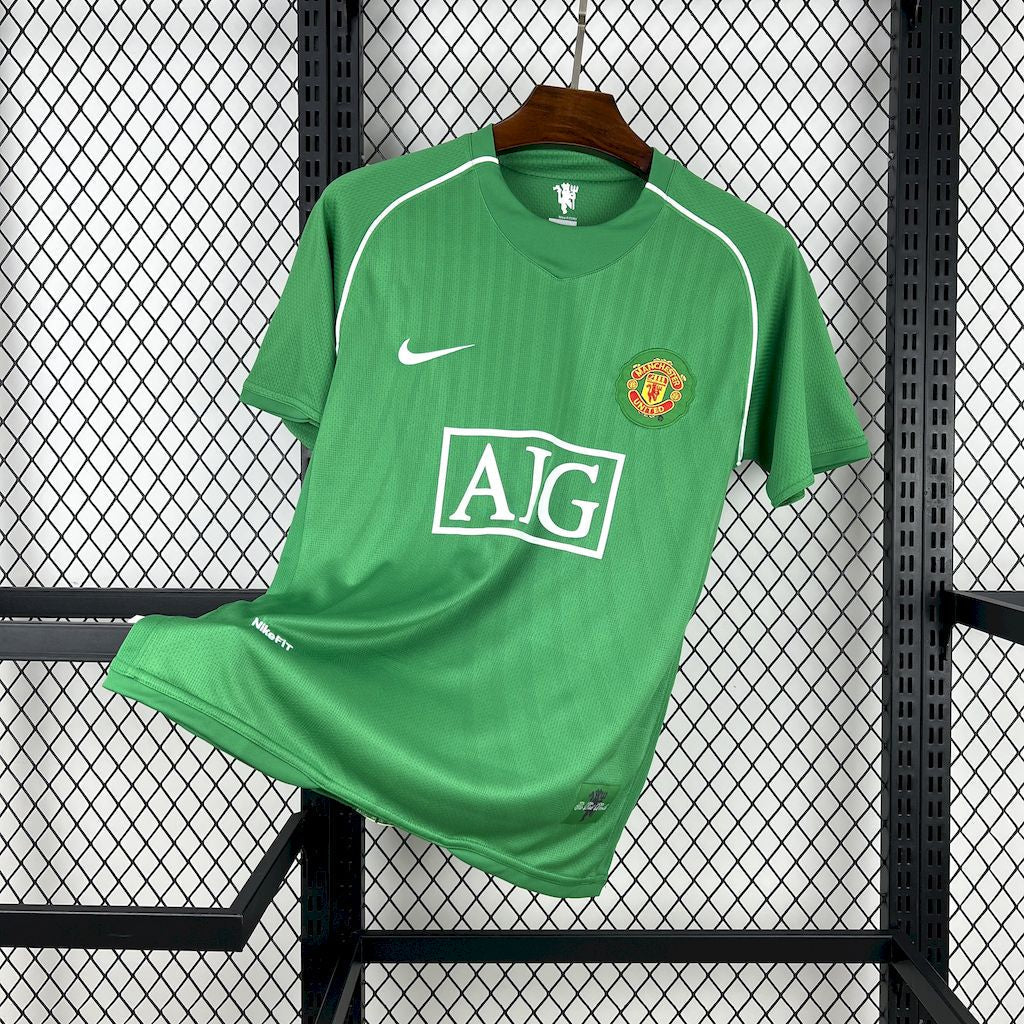 Camiseta Manchester United 07/08 Portero Fora - (Retro)
